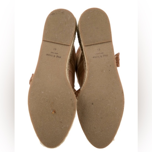 EUC RAG & BONE Women's Gena Suede Leather Espadrille Bootie Size EU 41 US 10.5 - Picture 5 of 5